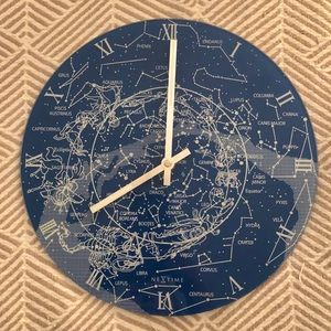 Milky Way Glow in the Dark Wall Clock 12” NexTime